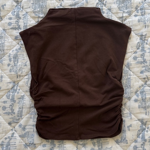 Reformation Lindy Knit Top Cafe - Size XS - Picture 7 of 8